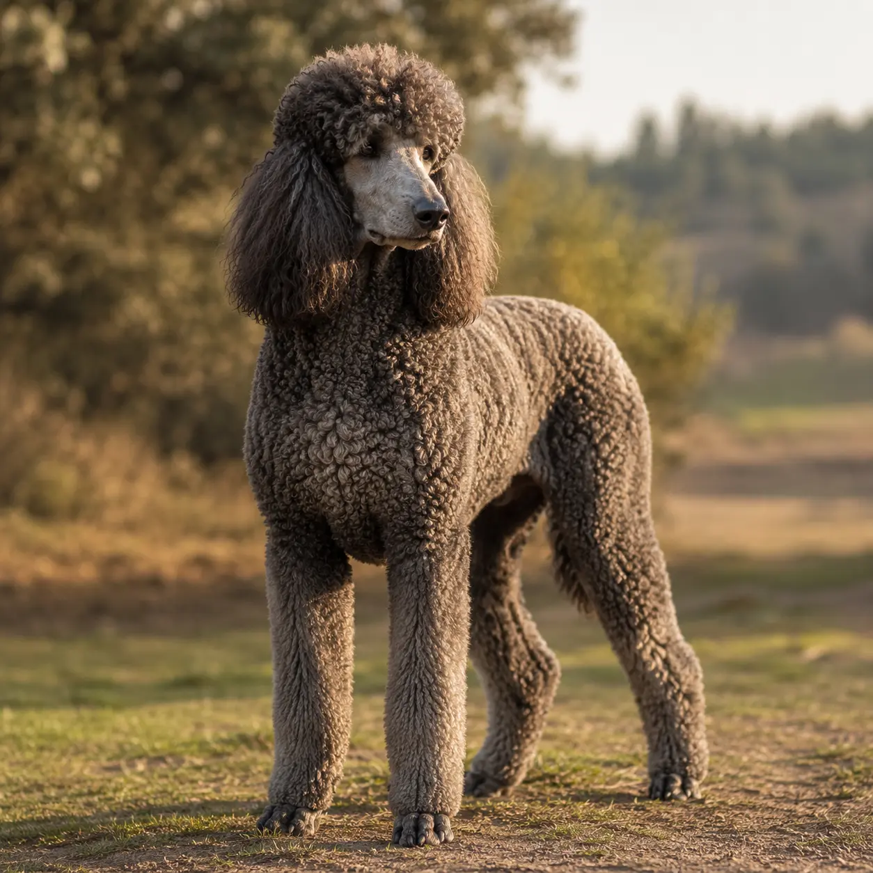 Reproductor macho de caniche gigante